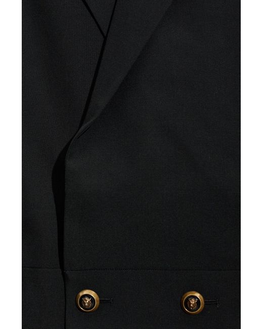 Balmain Black Wool Jacket for men