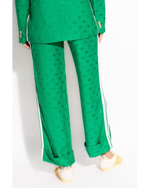 Adidas Originals Green Monogram Pants