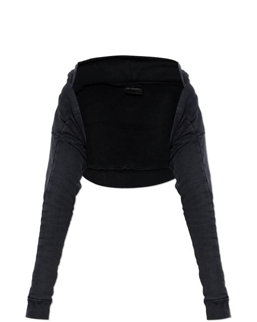 Balenciaga Black Short Hoodie