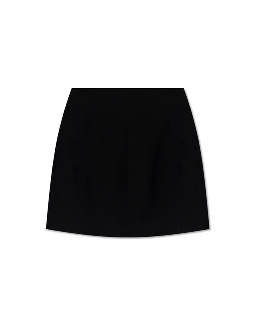 Jil Sander Black Mini Skirt,