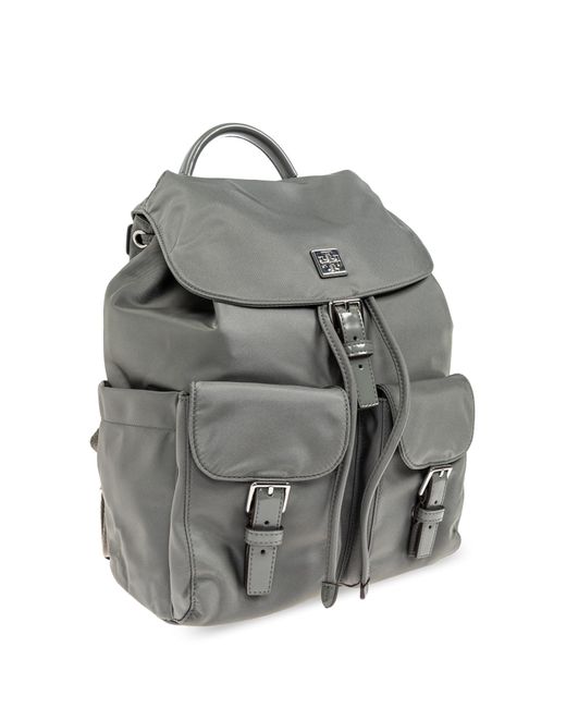 Tory Burch Gray Backpack "virginia",