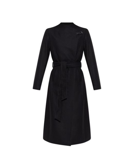 AllSaints Black Coat 'Riley'