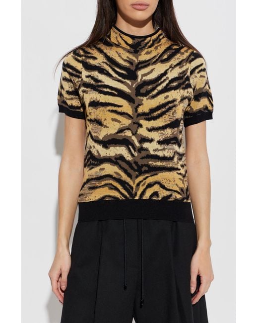 KENZO Black Short-Sleeve Sweater