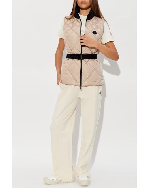 Moncler Natural Quilted Vest 'Bignonia'