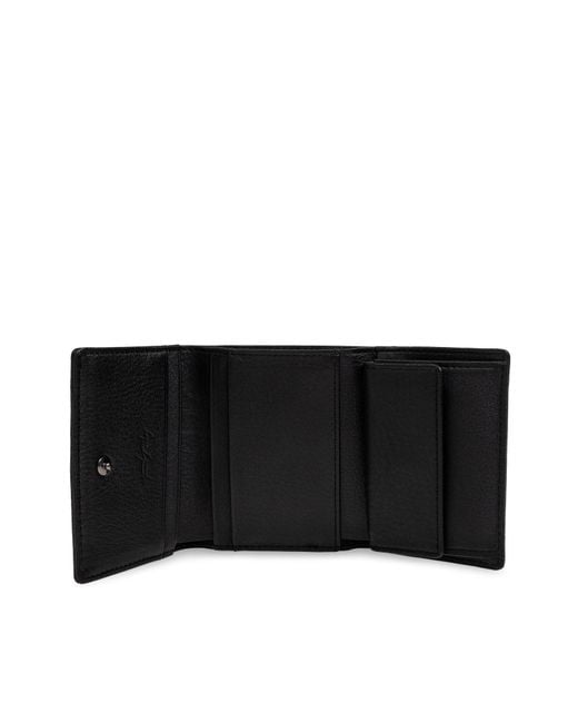 Discord Yohji Yamamoto Black Leather Wallet From The Discord Collection