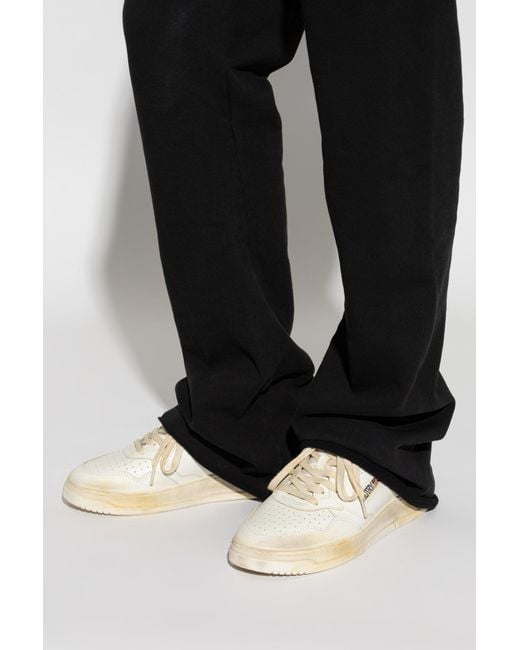 Autry White 'Supvint' Sports Shoes for men