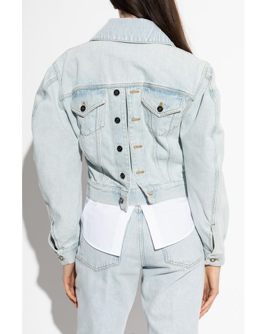 Givenchy Blue Short Denim Jacket