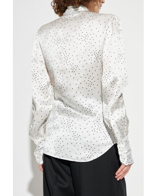 DSquared² Blue Tie-Front Shirt