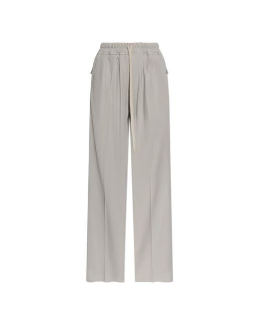 Rick Owens Gray 'Dietrich' Trousers