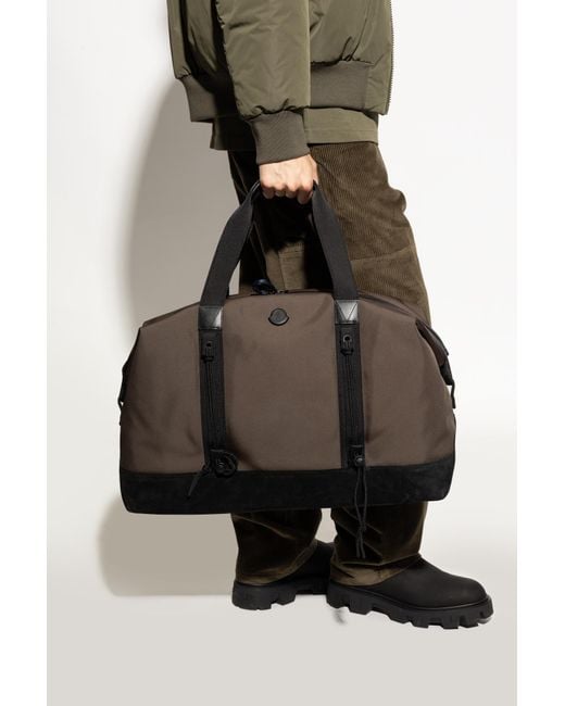 Moncler Black Carry-On Bag for men