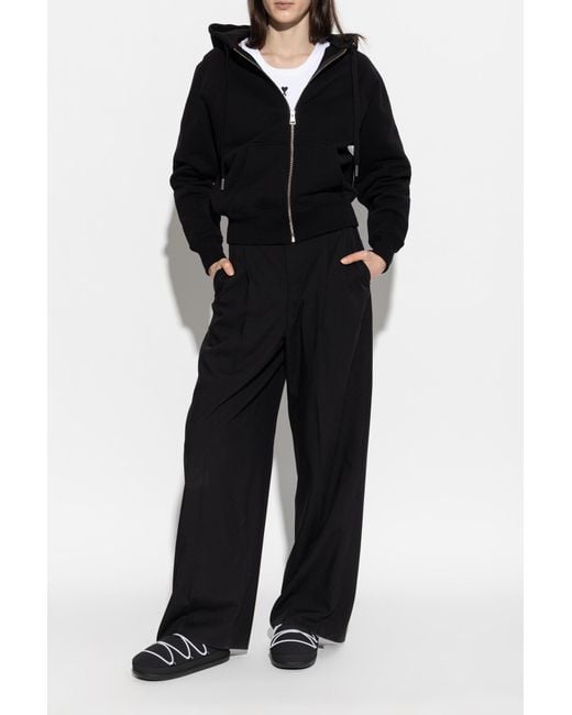 Moon Boot Black 'Mb Icon Slipper' Shoes