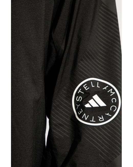 Adidas By Stella McCartney Black Jacket With Logo,