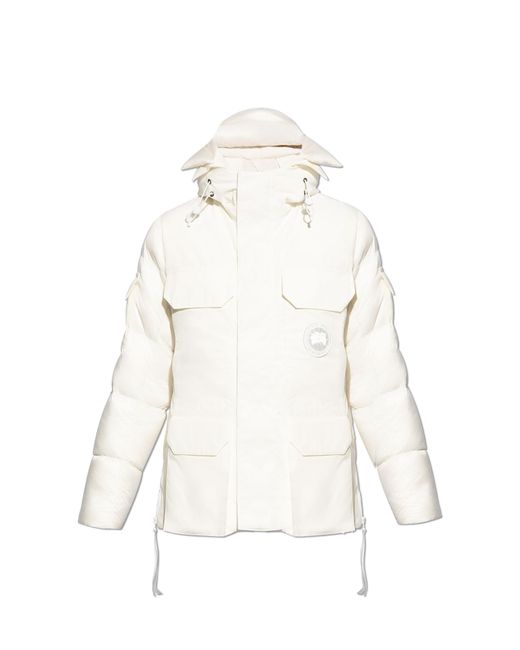Canada Goose White 'Paradigm Expedition' Down Parka for men