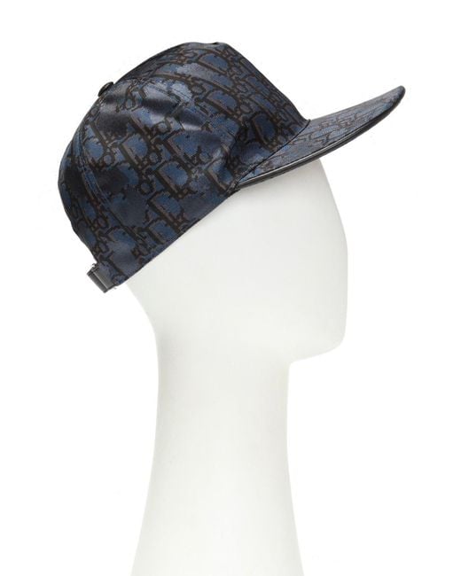 Dior Patterned Baseball Cap in Blue for Men | Lyst