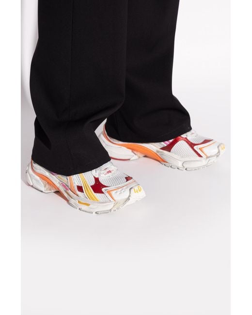 Balenciaga White Sports Shoes "Runner"
