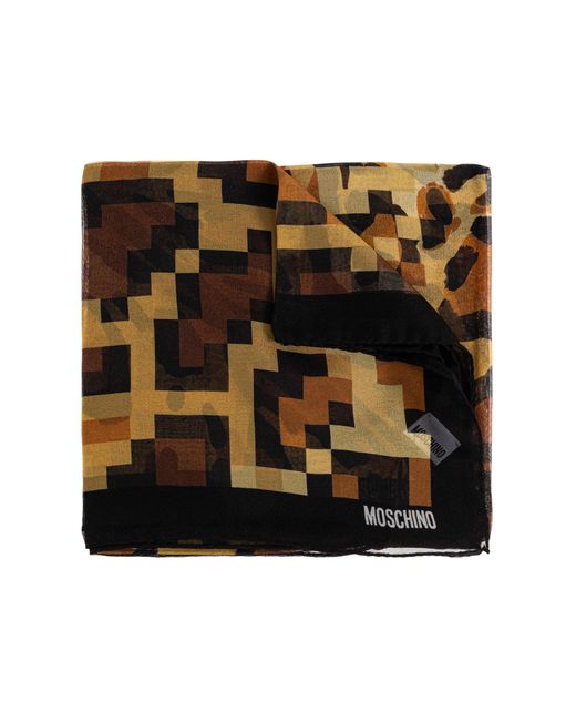 Moschino Natural Silk Scarf