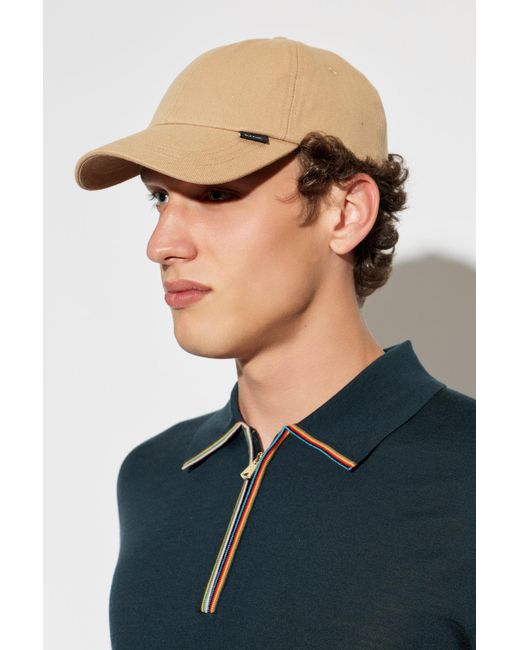 Paul Smith Natural Baseball Cap for men