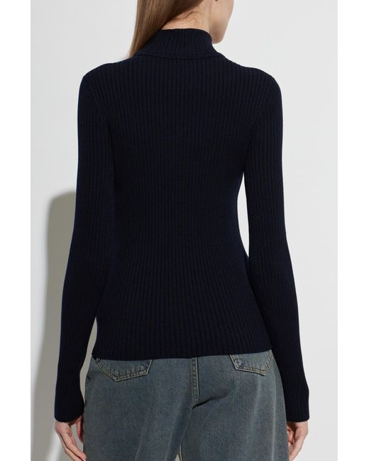 Courreges Blue Jacket With Logo