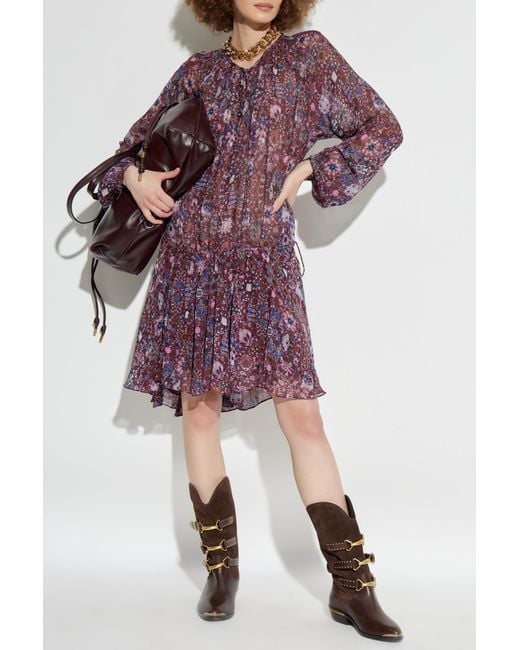 Isabel Marant Purple Dress "Bess"