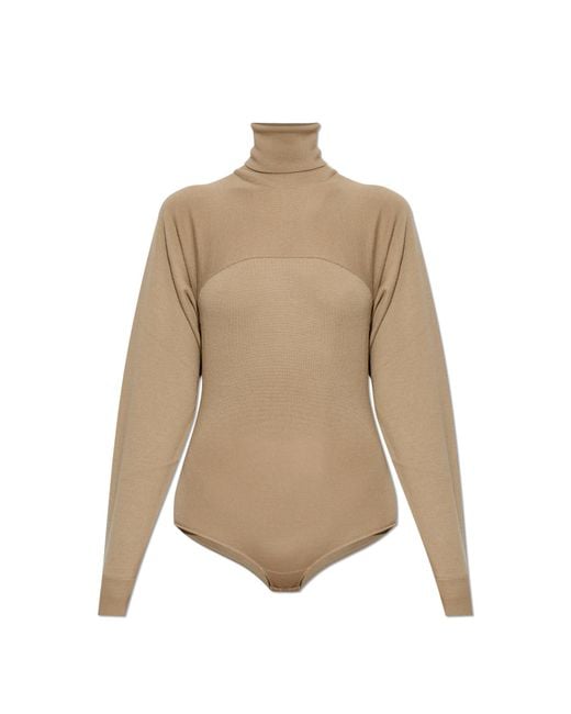MM6 by Maison Margiela Natural Body With Turtleneck