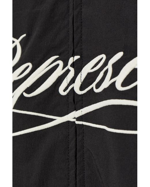 Represent Black Jacket With Logo for men