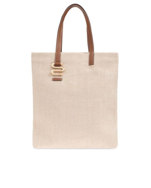Cult Gaia Natural Bag Sandy Type Shopper