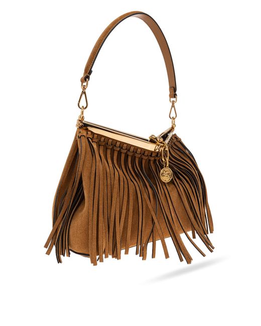 Etro Brown Handbag 'Vela Medium'