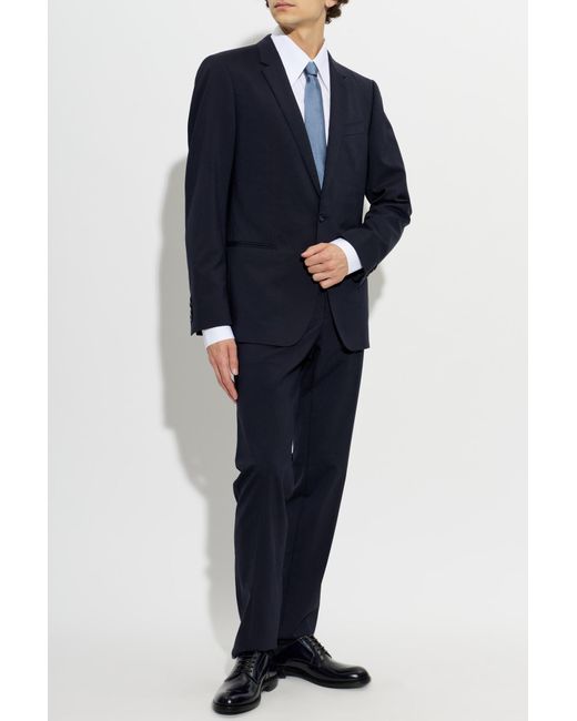 Dolce & Gabbana Blue Wool Suit for men