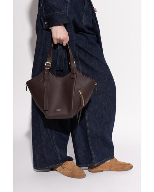 Loewe Black 'Hammock Flip Medium' Shoulder Bag