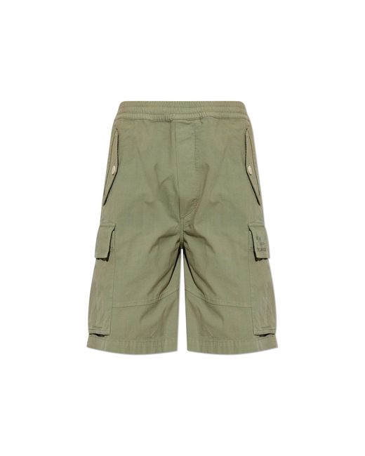 DSquared² Green Cargo Shorts for men