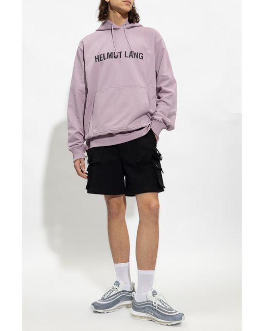 gym and workout clothes Helmut Lang Activewear Helmut Lang Purple Core Hoodie in Pink for Men gym and workout clothes Mens Activewear 