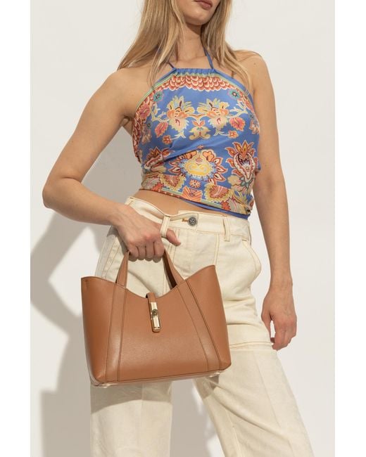 Furla Brown Handbag "Goccia Small"