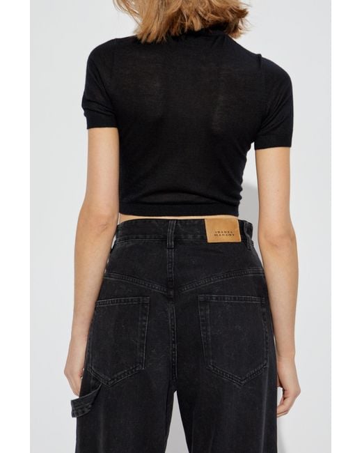 Alaïa Black Cashmere Top