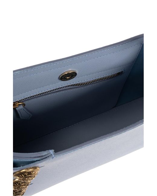 Balmain Blue ‘Embleme’ Shoulder Bag, , Light