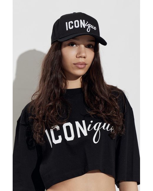 DSquared² Black Baseball Cap