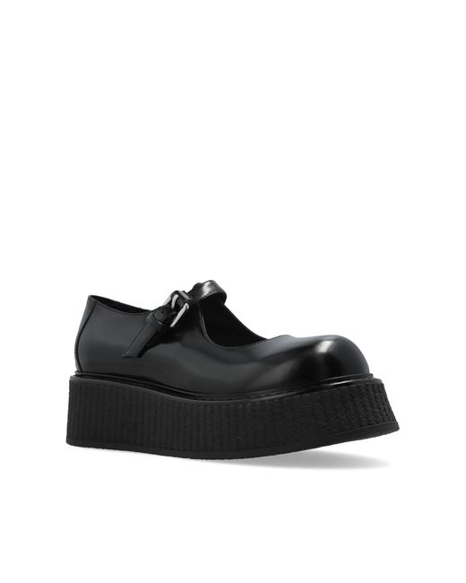 Moschino Black Platform Shoes