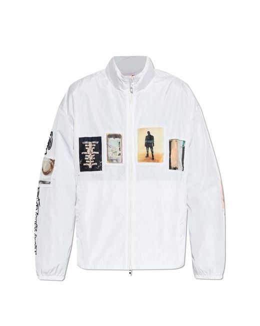 DIESEL White Jacket 'J-Claus-A-Gsbr' for men