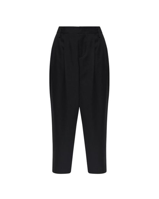 KENZO Black Wool Trousers