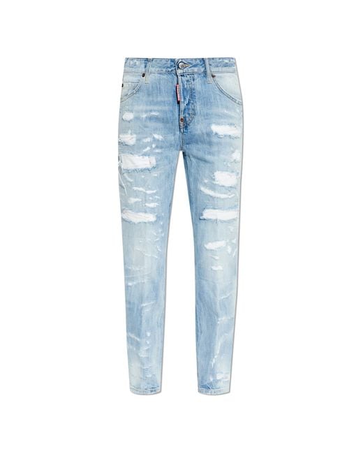 DSquared² Blue 'Teddy' Jeans