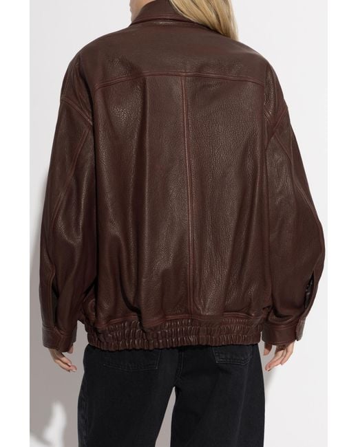 Rohe Brown Leather Jacket