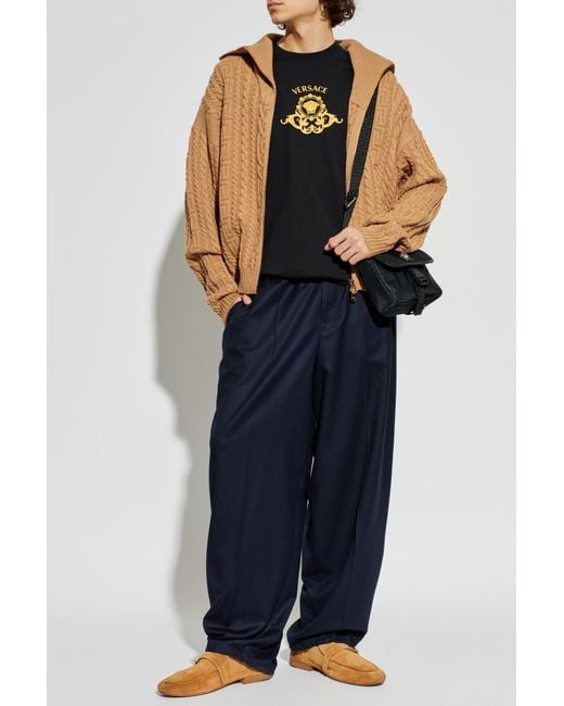 Versace Natural Wool Sweater for men