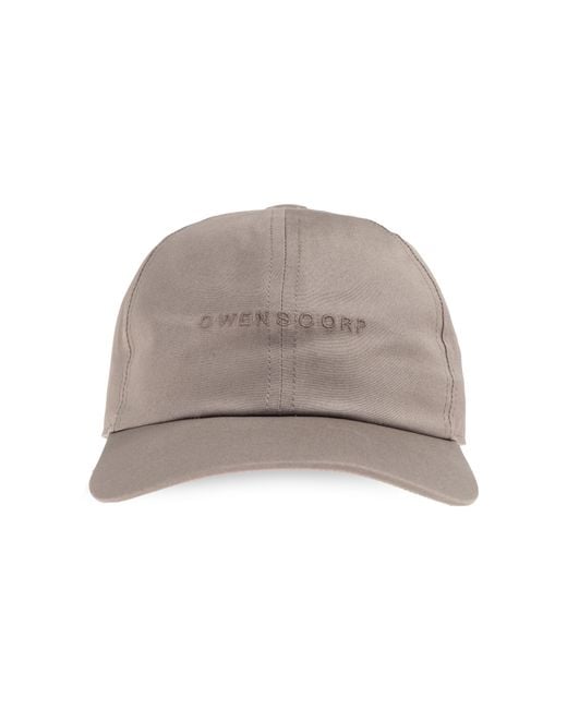 Rick Owens Natural Baseball Cap