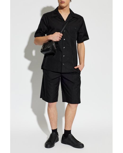 Dolce & Gabbana Black Short-Sleeve Shirt for men