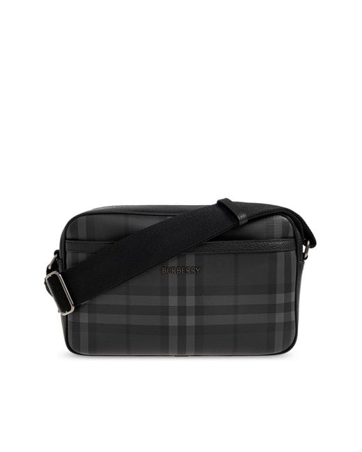 Burberry Black Bag With Logo for men
