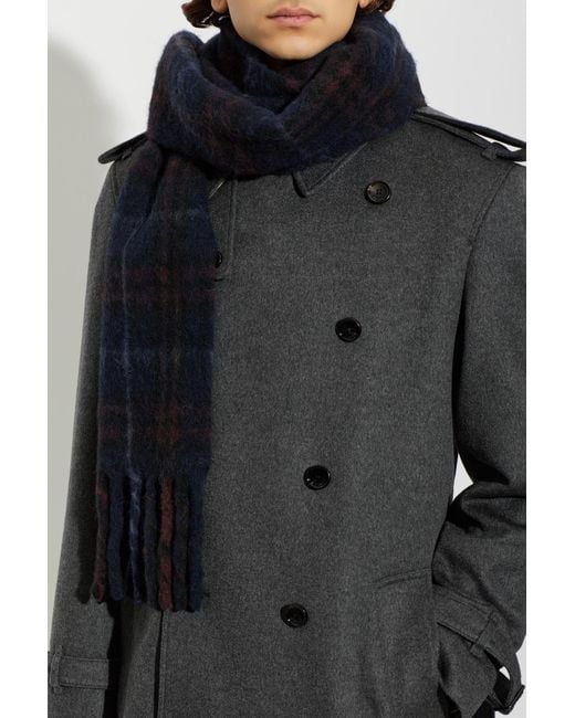 Burberry Black Wool Scarf