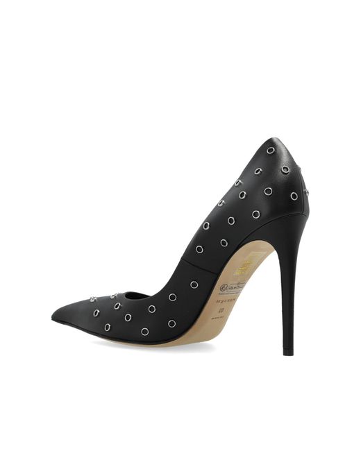 McQueen Black "Skull" Stilettos