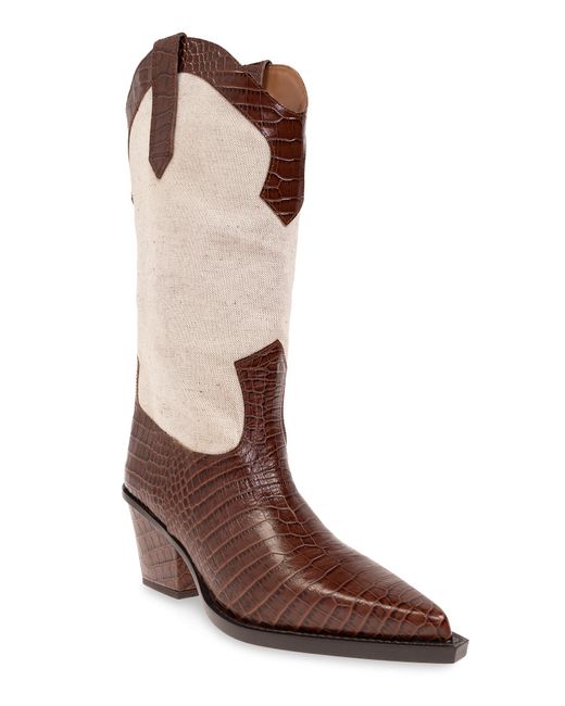 Paris Texas Brown ‘Rosario’ Cowboy Boots