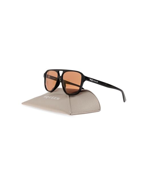 McQueen Black Sunglasses