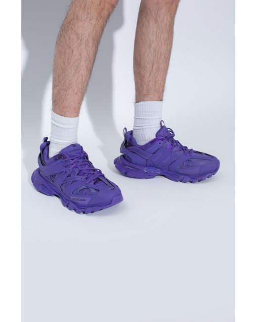 Balenciaga Purple 'track' Sneakers for men