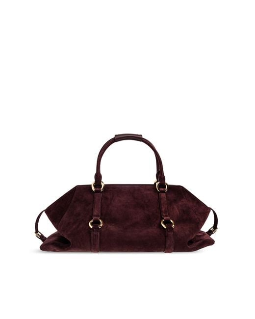 Alexander McQueen Red Farringdon Maxi' Hand Bag